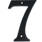 Huisnummer 7 IJzer zwart 100 mm, Verzenden, Nieuw