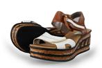 Rieker Sleehakken in maat 37 Wit | 10% extra korting, Verzenden, Wit, Zo goed als nieuw, Schoenen met hoge hakken