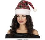 Kerstmuts Geruit Groen/Rood Sneeuwvlokjes, Kleding | Dames, Ophalen of Verzenden, Nieuw