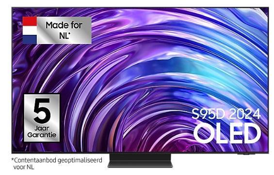 samsung OLED smart tv QE55S95D 55S95D QD-OLED 5 jr garantie, Audio, Tv en Foto, Televisies, 100 cm of meer, Smart TV, 120 Hz, 4k (UHD)