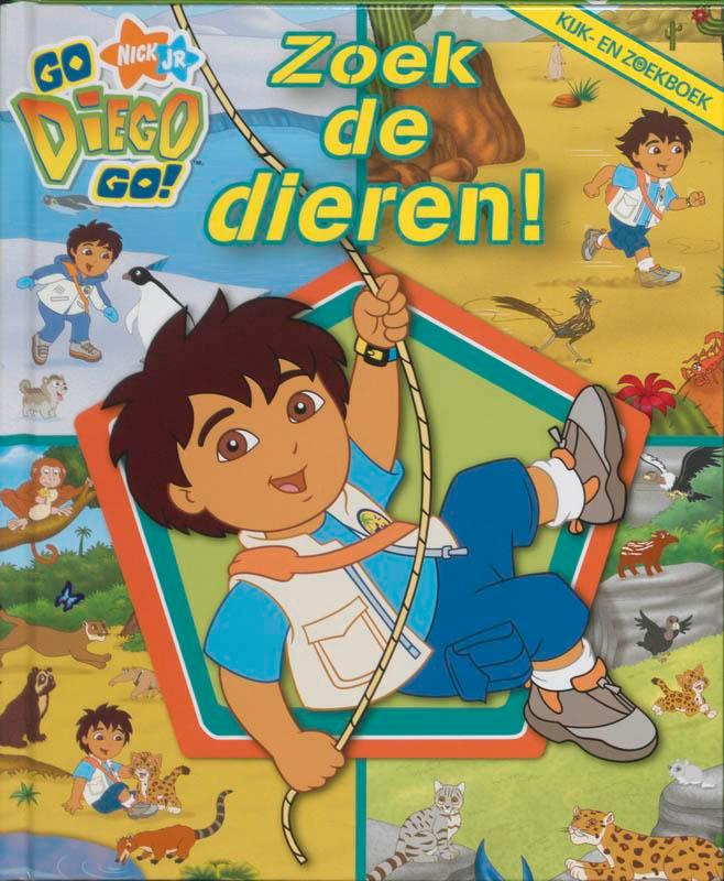 Zoek de dieren! / Diego 9789089410436 Caleb Burrouhs, Boeken, Kinderboeken | Kleuters, Gelezen, Verzenden