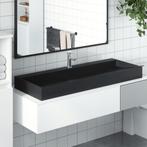 vidaXL Wastafel 120x46x11 cm gegoten mineraal/marmer, Verzenden, Nieuw