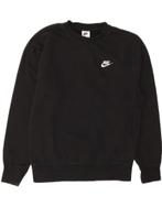 NIKE Mens Sweatshirt Jumper Small Black Cotton, Verzenden, Nieuw