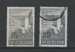 Nederland 1951 - Luchtpost Meeuwen - NVPH LP12/LP13, Gestempeld