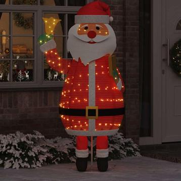 vidaXL Kerstman met 200 LED Warmwit 100 x 180 cm Stof beschikbaar voor biedingen