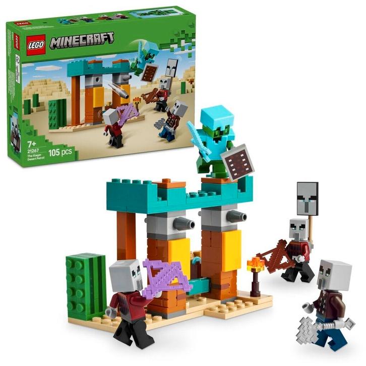 LEGO Minecraft 21267 De Illagers in de Woestijn, Kinderen en Baby's, Speelgoed | Duplo en Lego, Nieuw, Lego, Verzenden