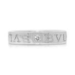 Bvlgari - Ring - 18 karaat Witgoud - 0.04ct. tw. Diamant, Nieuw