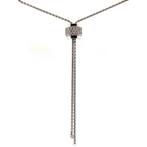 Witgouden Piaget Possesion collier met diamant 18 krt, Goud, Wit, Zo goed als nieuw, Met hanger