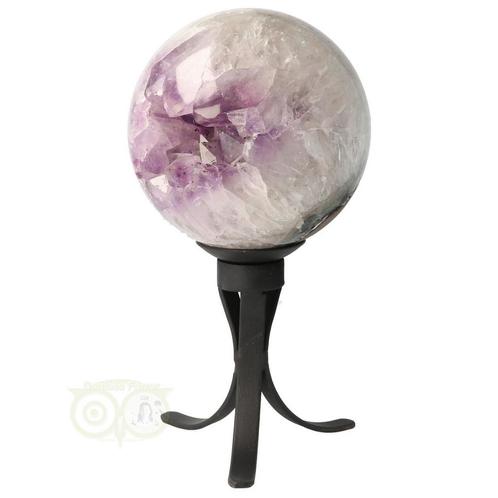Amethist Geode Bol Nr 2 - 2169 gram - Brazilie, Sieraden, Tassen en Uiterlijk, Edelstenen, Nieuw, Verzenden