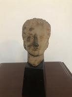Beeld, Antique gran tour head classic style - 10 cm - Marmer