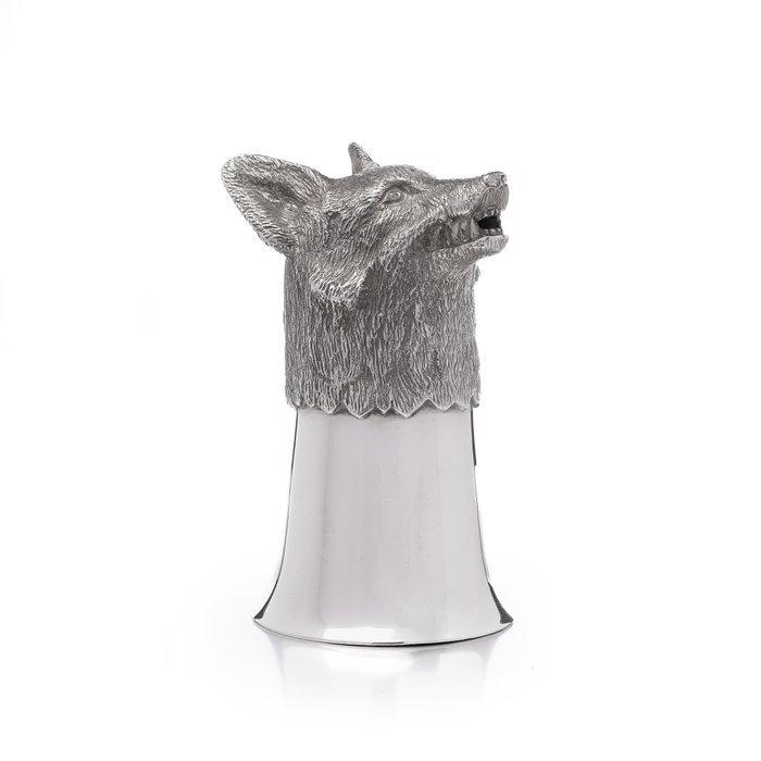 Royal Irish Silver Co. Sterling Silver-Gilt Wolf Stirrup, Antiek en Kunst, Antiek | Goud en Zilver