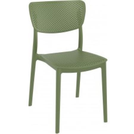 (MDK-107199) Siesta Lucy designstoel olijfgroen, Huis en Inrichting, Stoelen, Nieuw, Ophalen of Verzenden