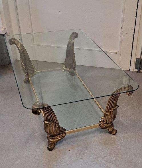 Salontafel - Verguld messing, Antiek en Kunst, Curiosa en Brocante