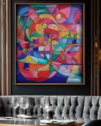Ksavera - Cubism A1361 - abstract painting on XXL canvas