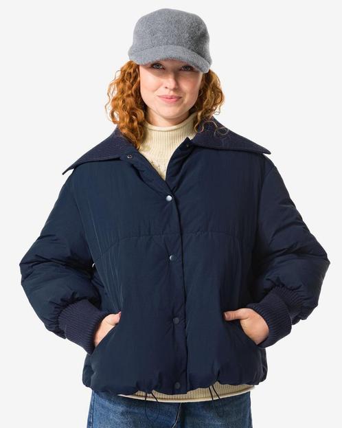 HEMA Dames jas Jara blauw, Kleding | Dames, Overige Dameskleding, Nieuw, Verzenden
