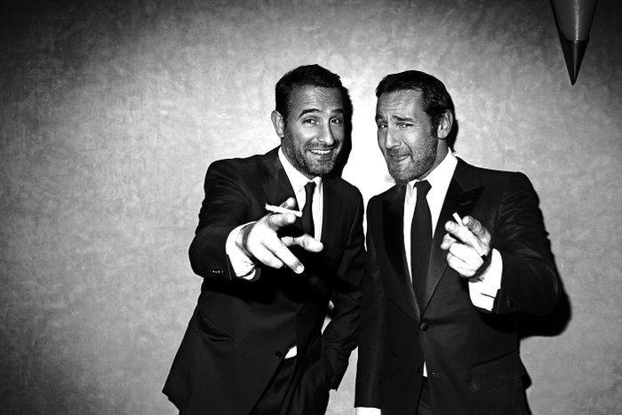 Ben Dauchez - Jean Dujardin et Gilles Lelouche, Antiek en Kunst, Kunst | Designobjecten