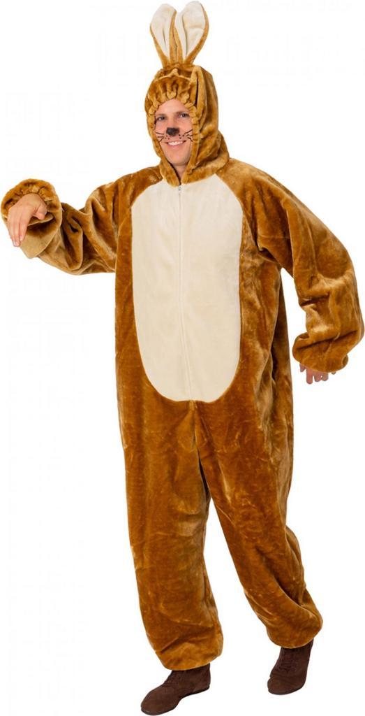 Haas Kostuum Overall Pluche - S / M, Diversen, Pasen, Verzenden