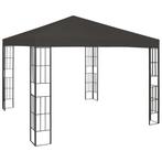 vidaXL Prieel 3x3 m antraciet, Tuin en Terras, Partytenten, Verzenden, Nieuw