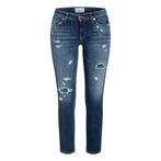 Cambio Jeans • blauwe destroyed jeans Liu • 34, Nieuw, Maat 34 (XS) of kleiner, Blauw, Cambio