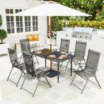 Tuintafel 150x90cm, Weerbestendige Balkontafel Van Staal, Ba, Tuin en Terras, Verzenden, Nieuw