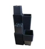 Kweekpotten vierkant zwart 7x7x6cm pak +/- 25 st zaaipotten, Nieuw, Ophalen of Verzenden