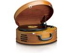 Lenco TT-34 - Platenspeler - USB aansluiting - Houten koffer, Verzenden, Zo goed als nieuw