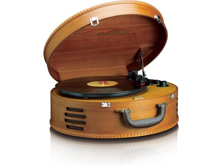 Lenco TT-34 - Platenspeler - USB aansluiting - Houten koffer, Huis en Inrichting, Woonaccessoires | Overige, Zo goed als nieuw