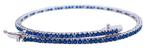 Zonder Minimumprijs - Armband - 18 karaat Witgoud Saffier, Sieraden, Tassen en Uiterlijk, Armbanden, Nieuw