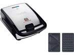 Tefal SW852D12 Snack Collection - Tosti ijzer - Multisnack, Verzenden, Zo goed als nieuw