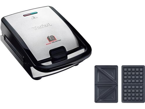 Tefal SW852D12 Snack Collection - Tosti ijzer - Multisnack, Huis en Inrichting, Woonaccessoires | Overige, Zo goed als nieuw, Verzenden