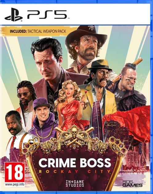 Crime Boss Rockay City (ps5 nieuw), Spelcomputers en Games, Spelcomputers | Sony PlayStation Consoles | Accessoires, Nieuw, Ophalen of Verzenden