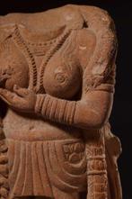 Indië Kushan Kalkstenen Torso - 31 cm