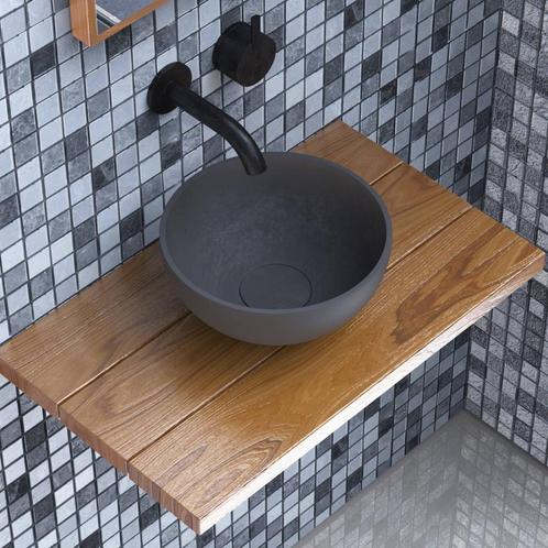 Opbouw Waskom Ideavit Solidmicro 23x11.5 cm Solid Surface, Doe-het-zelf en Verbouw, Sanitair, Overige typen, Nieuw, Ophalen of Verzenden