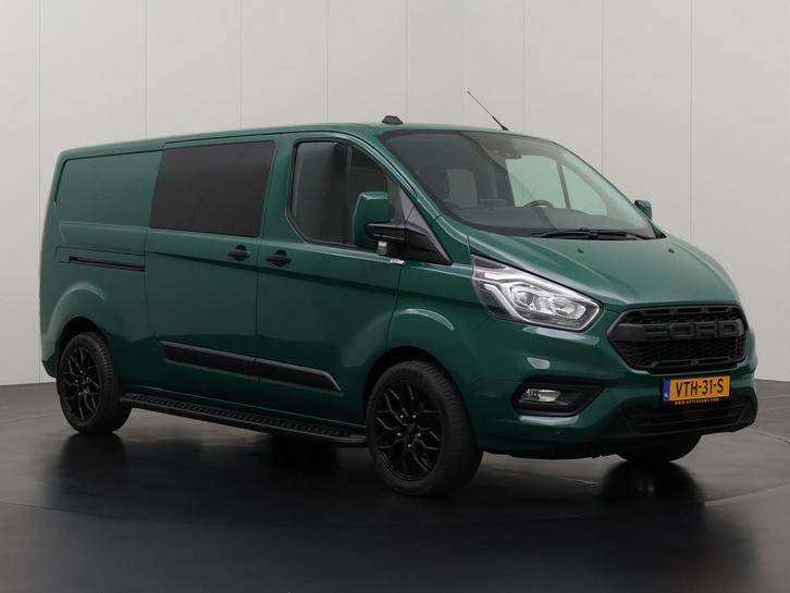 Ford Transit Custom L2 H1 2020 €304 per maand, Auto's, Bestelauto's, Te koop, Zwart, Handgeschakeld, Financial lease, BTW verrekenbaar