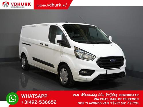 Ford Transit Custom 2.0 TDCI 130 pk Aut. L2 Cruise/ PDC V+A/, Auto's, Bestelauto's, Automaat, Diesel, Wit, Ford, Ophalen of Verzenden
