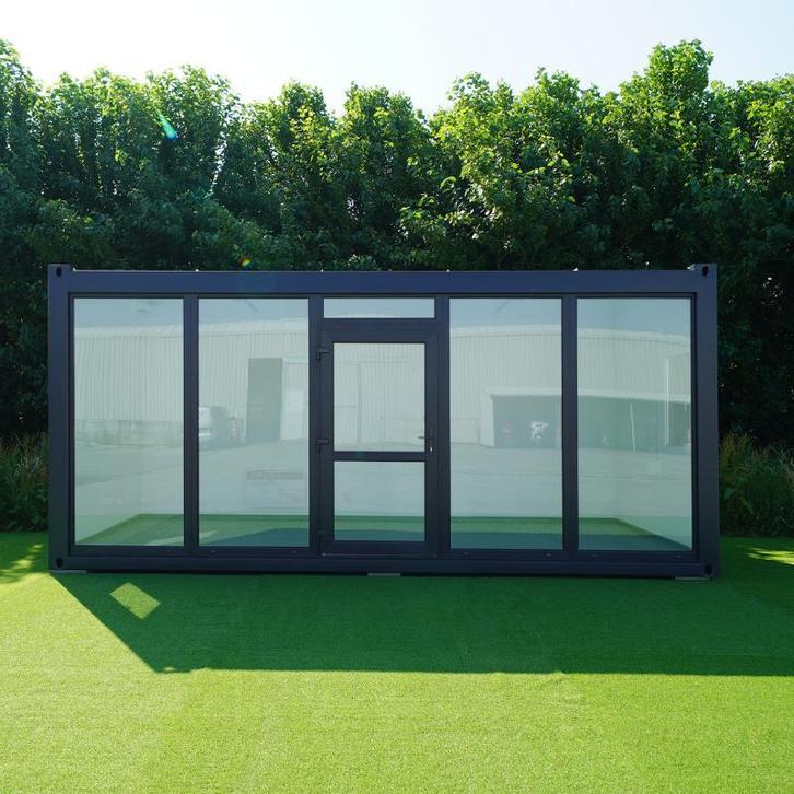 Prefab kantoor / Met ramen en stroomaansluiting / Koop nu!, Zakelijke goederen, Bedrijfs Onroerend goed