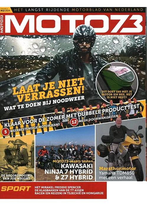 Moto73 - 12 2024, Boeken, Tijdschriften en Kranten, Sport en Vrije tijd, Nieuw, Verzenden