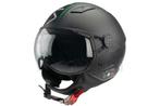 Helm Vito Jethelm met zonnevizier Lavori Fashion mat zwart, Fietsen en Brommers, Brommerhelmen, Ophalen of Verzenden, Nieuw, Vito