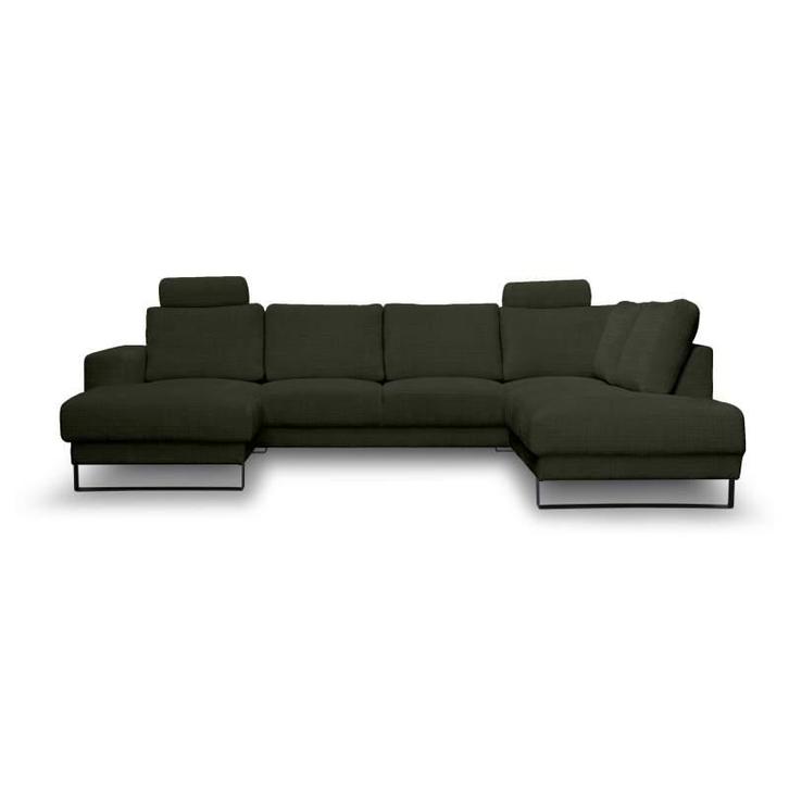U-Bank Baarlo - u-banken - Groen, Huis en Inrichting, Banken | Sofa's en Chaises Longues, Nieuw, Stof