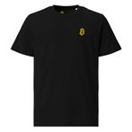 Bitcoin t-shirt Met Goudkleurig Geborduurd Bitcoin Symbool, Nieuw, Store of Value, Zwart, Korte mouw