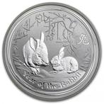 Lunar II - Year of the Rabbit 1/2 oz 2011 (124.488 oplage), Verzenden, Losse munt, Zilver