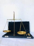 Ancienne 1900 laboratoire - Balans of weegschaal - Messing -, Antiek en Kunst
