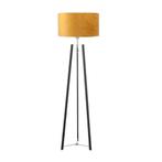 Highlight vloerlamp Zwart / Chroom E27 165 cm Incl. Ø45cm, Huis en Inrichting, Lampen | Vloerlampen, Ophalen of Verzenden, Nieuw