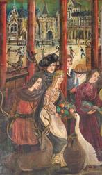 Europese school (XIX) - Escena medieval