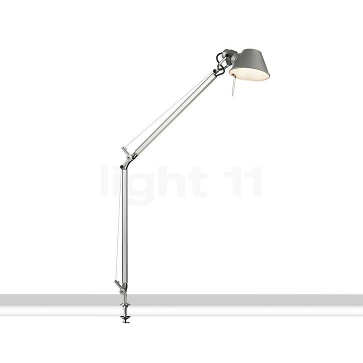 Artemide Tolomeo Midi LED met tafelklem, grijs - 2.700 K , u, Huis en Inrichting, Lampen | Tafellampen, Nieuw, Verzenden