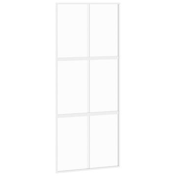 Scheidingswand glas wit 90x205 | retourdeal | 35% korting beschikbaar voor biedingen