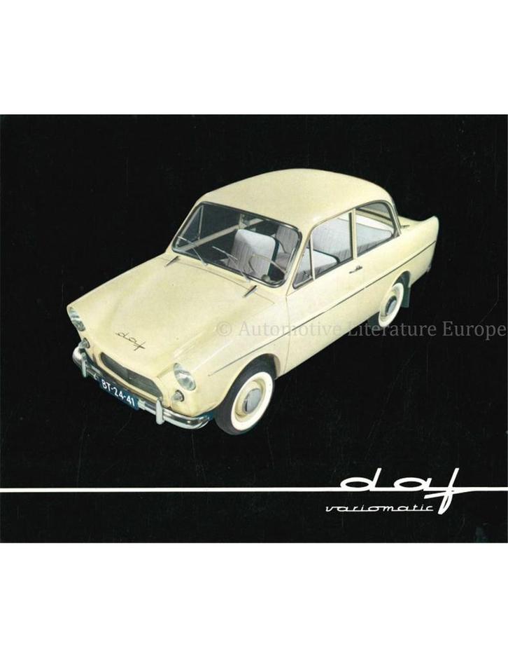 1960 DAF 600 BROCHURE NEDERLANDS, Boeken, Auto's | Folders en Tijdschriften