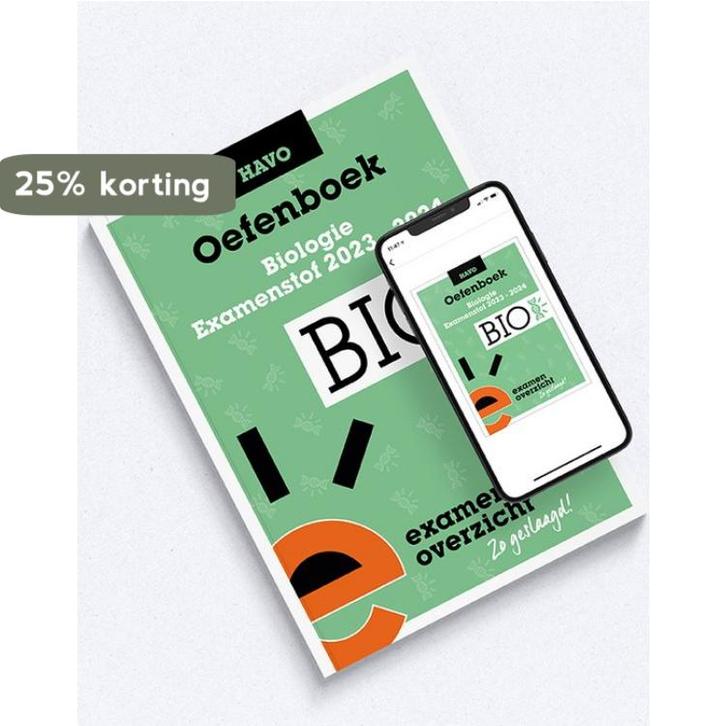 ExamenOverzicht - Oefenboek Biologie HAVO 9789464382068, Boeken, Schoolboeken, Zo goed als nieuw, Verzenden