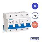 Gacia installatieautomaat 4 polig C63 15KA - N8GH-4C63, Ophalen of Verzenden, Nieuw