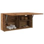 vidaXL Badkamerwandkast 80x25x40 cm bewerkt hout oud, Huis en Inrichting, Tafels | Kaptafels, Verzenden, Nieuw